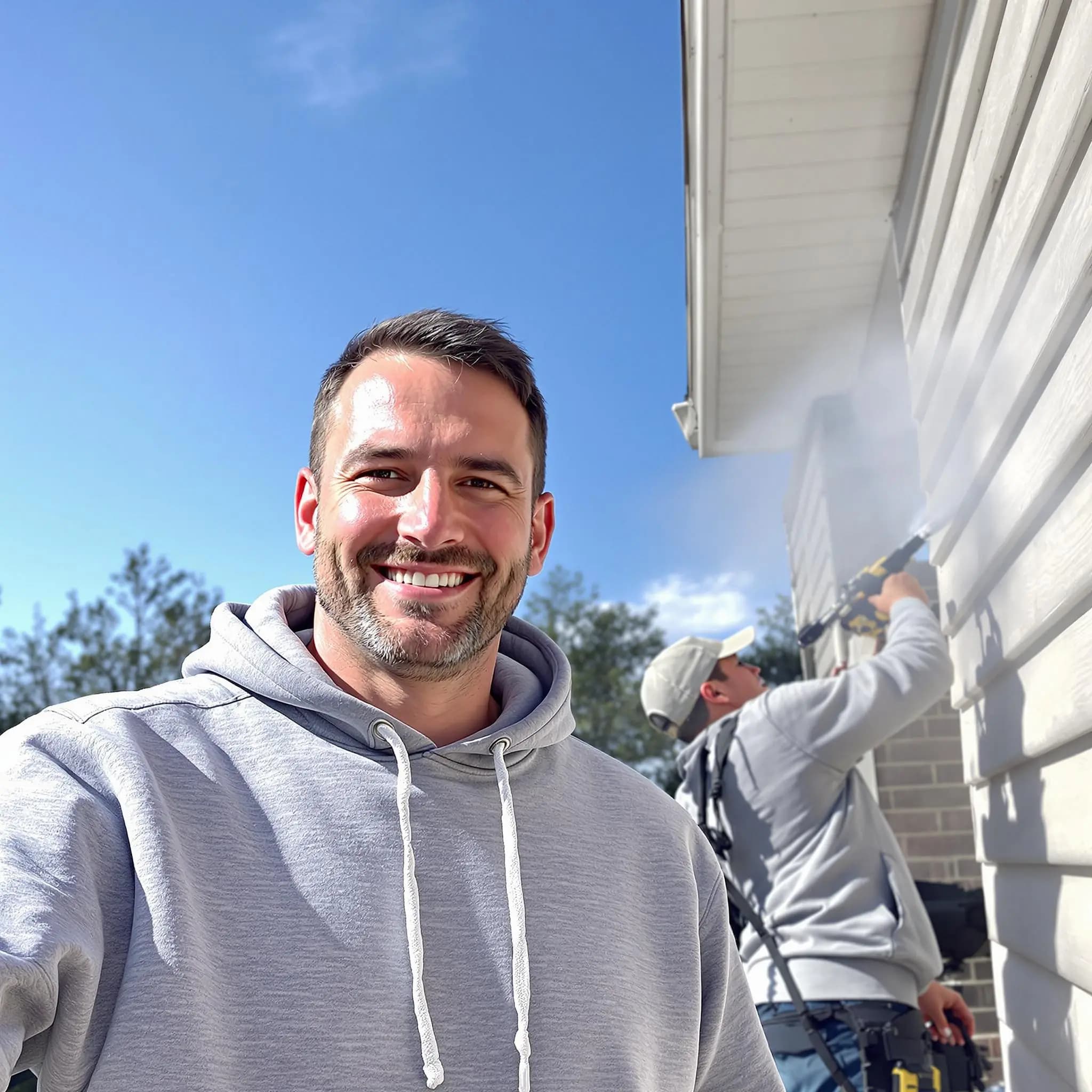 The Rocky River Power Washing team.