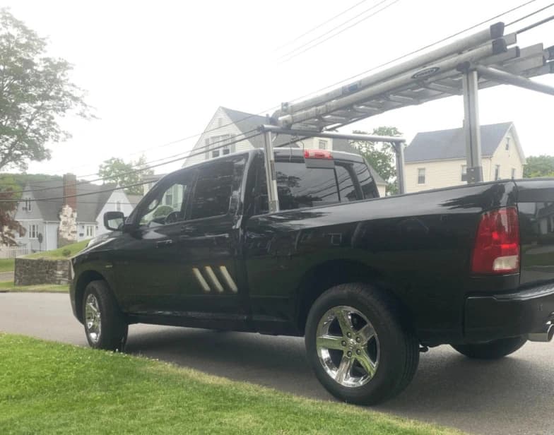 Fleet vehicle cleaning service being performed by Rocky River Power Washing in Rocky River